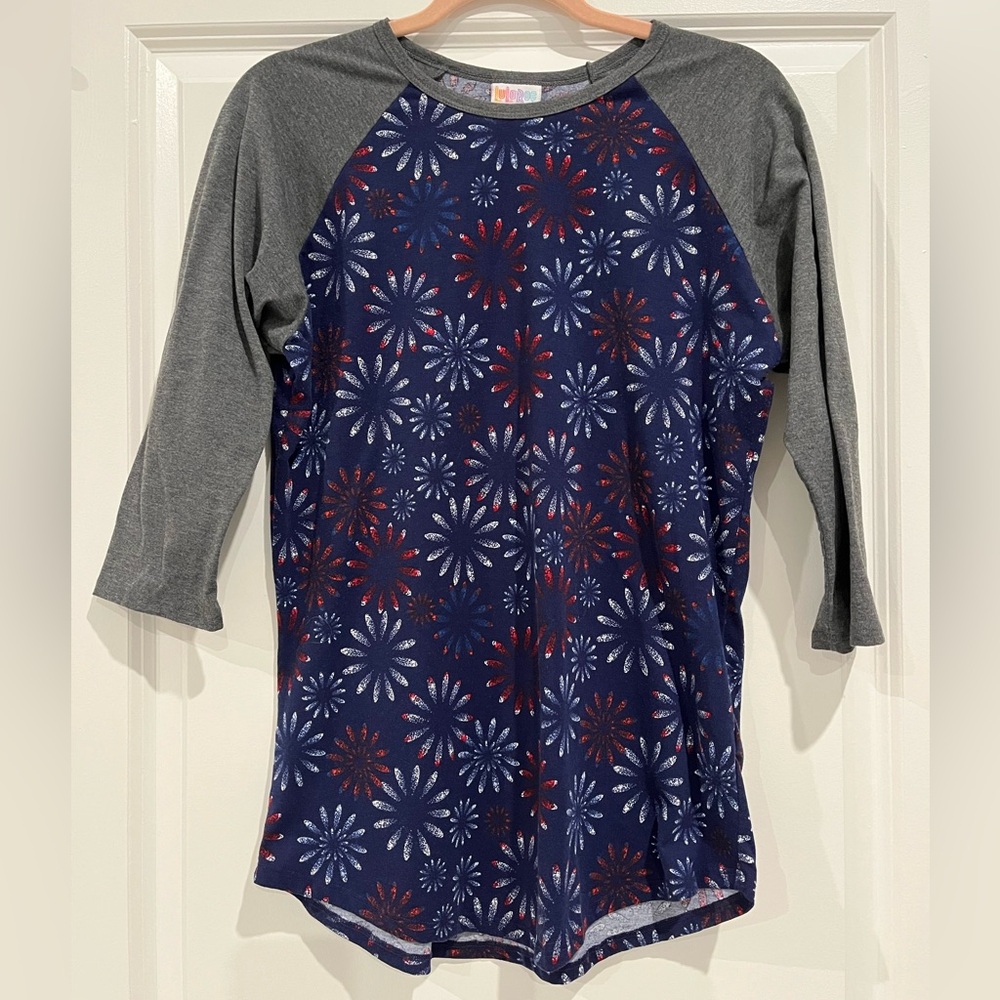 LuLaRoe Randy Stars ‘n Stripes Top